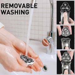 Blackstone 3D Independent Floating Electric Rotary Shaver – High Performance Type-C USB Rechargeable Shaving System