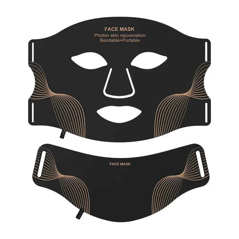 7 Color LED Face & Neck Mask – Wireless Red Light Therapy Device