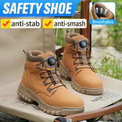 Waterproof Men’s Safety Boots – Steel Toe Work by Snagg A Shoes