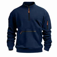 Unisex Half-Zip Stand Collar Fleece | Essential Autumn/Winter Daily Pullover