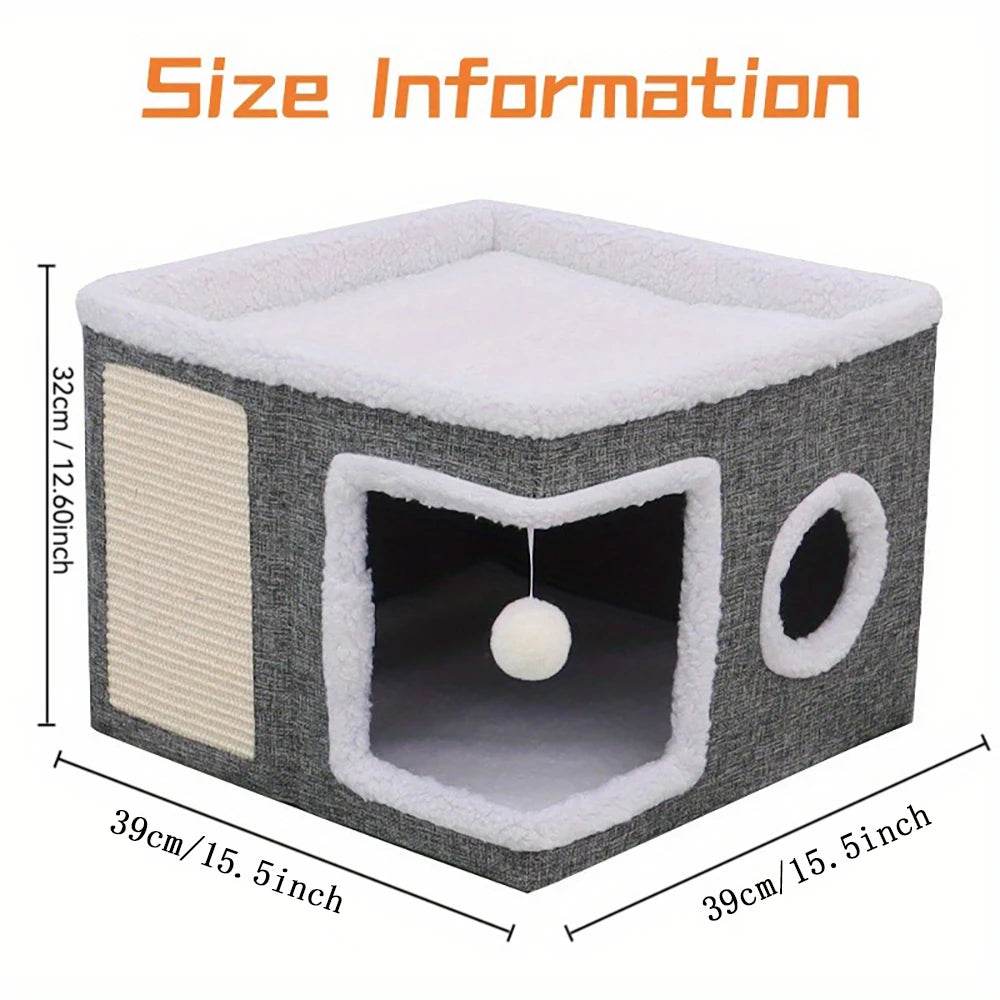 4-Season Multi-Level Cat House - SnaggIt