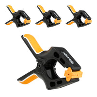 4PCS 4” Heavy Duty Spring Clamps – Nylon Woodworking Clamps with Powerful Grip for Gluing, Photography & DIY