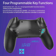 Modular Wireless Multi-Platform Controller | Interchangeable Layout & Macro Precision For PS4 PS3 PS
