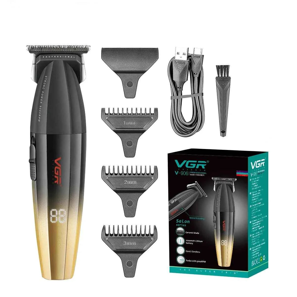 Professional 9000 RPM Master Clipper & DLC Precision Trimmer – Elite 300 Minute High-Performance Grooming Duo