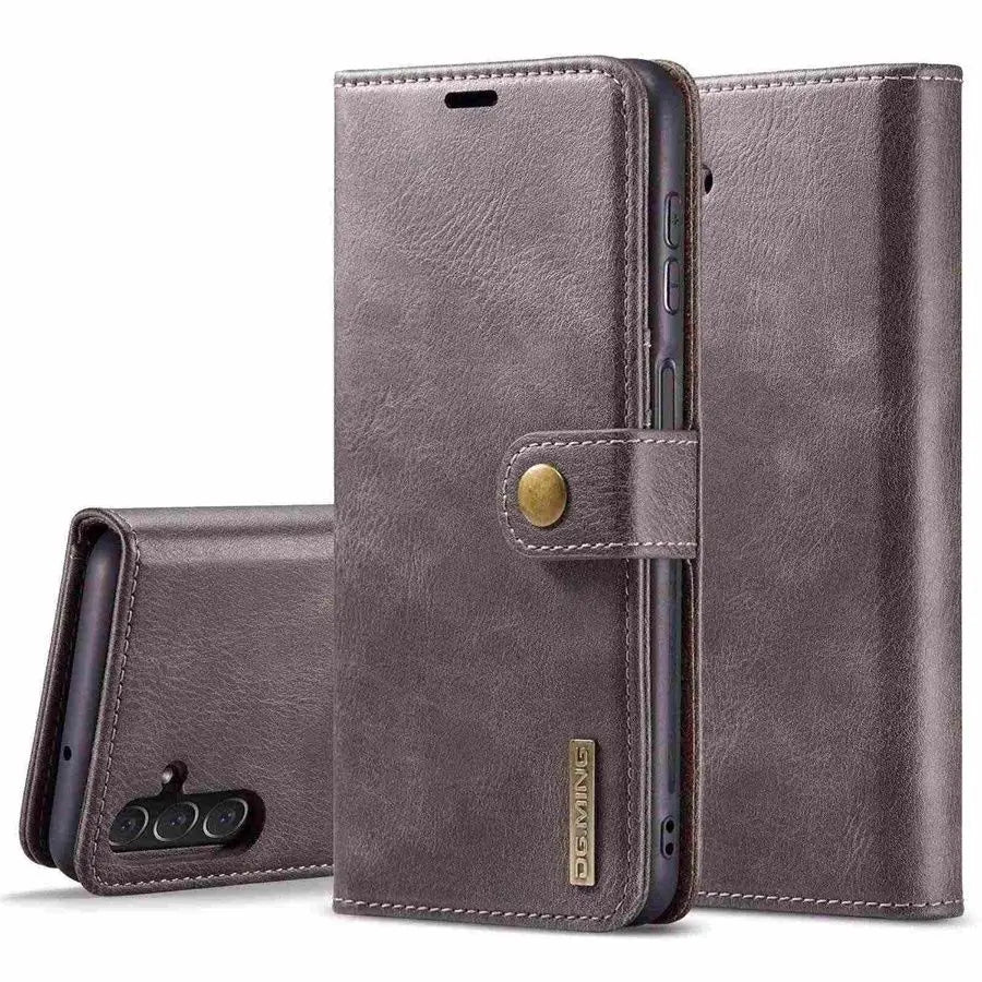 Detachable Magnetic Leather Wallet Case for Samsung Galaxy A Series by Snagg A Wallet Case