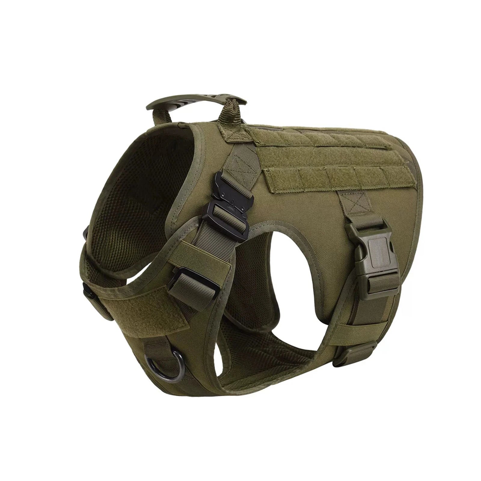 Tactical Dog Harness with MOLLE Pouches – Training Vest for Medium & Large Dogs, German Shepherd