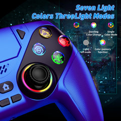 RH-5188 RGB Wireless Controller - Full Hall Effect & Programmable Precision for PS5