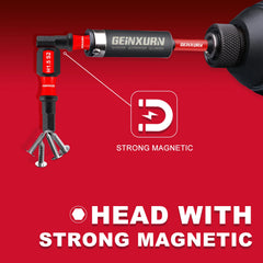 1" Multi Hex Head Metric Insert Bit Set – Magnetic S2 Steel Hex Screwdriver Bits with Base & 3" Bit Holder