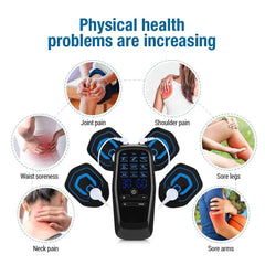 EMS & TENS Pulse Massager – 30 Level Muscle Stimulator for Full Body Relief