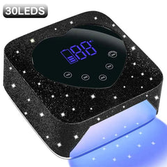 72W Professional Cordless UV/LED Nail Station – High Capacity Rechargeable Dryer with Smart HD Display