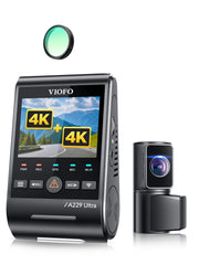 4K Front + 4K Rear Dual Dash Cam | Dual Sony STARVIS 2 Night Vision & Voice Control