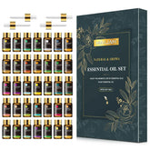 35 Bottle Master Essential Oil Library – 100% Pure Botanical Collection for Diffusion, Artisanal Crafting & Wellness