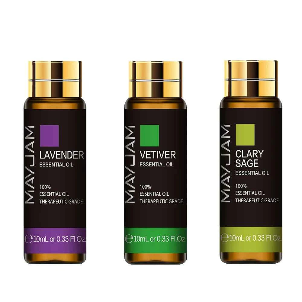 Professional Botanical 3 Piece Essential Oil Collections – 100% Pure Plant Extracts in 10ml & 30ml Configurations