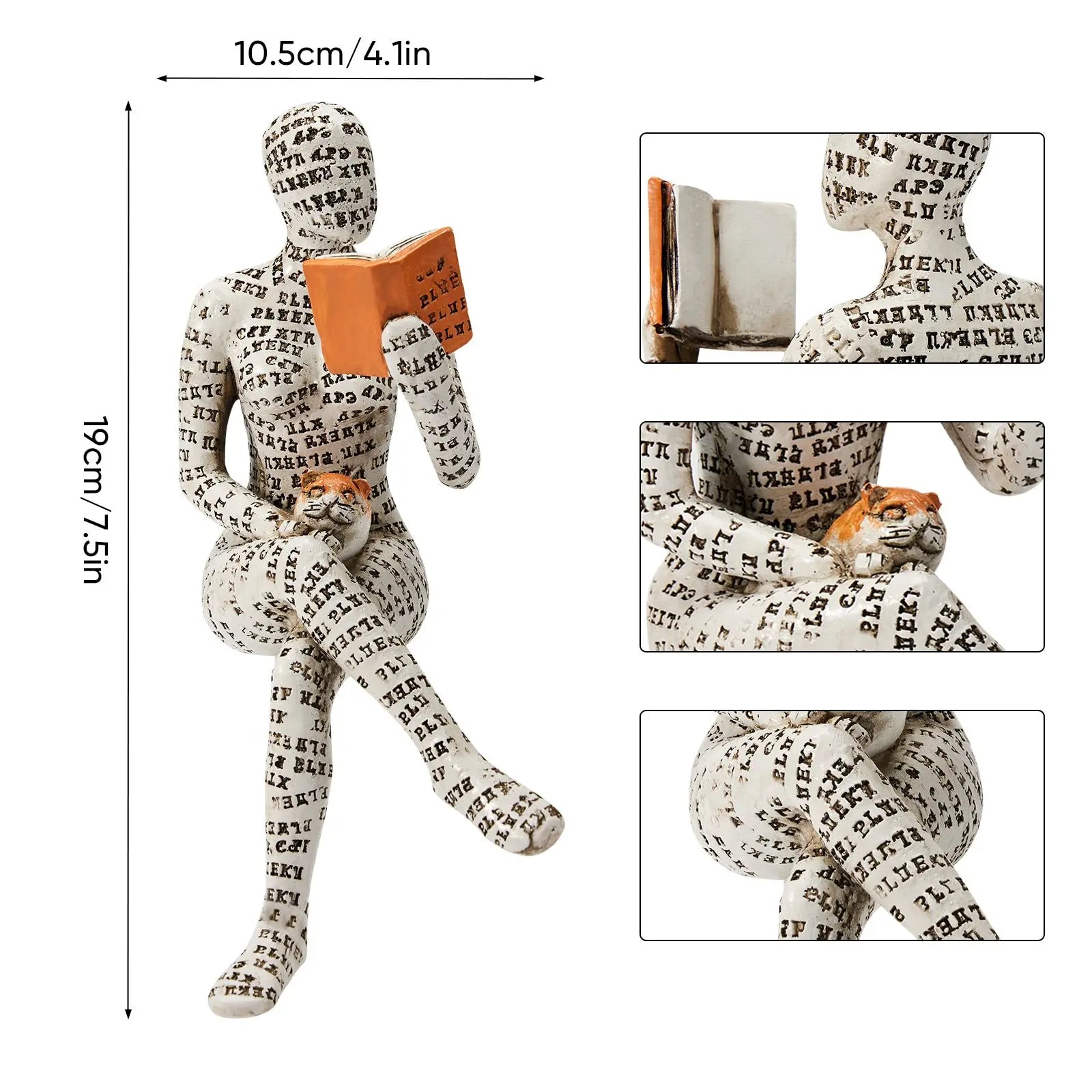 Abstract Reading Woman Sculpture by Snagg A Sculpture