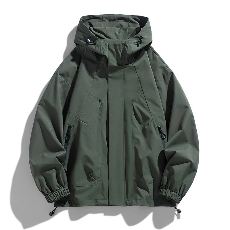 Oversized Men’s Hooded Windbreaker by Snagg A Jacket