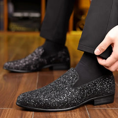 Sequin Loafers for Men by Snagg A Shoes