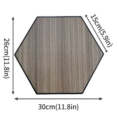 10 PCS Wood Grain Wall Stickers by SnaggIt