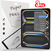3 Pack Paper-Feel Screen Protector for iPad – Matte PET Writing & Drawing Film (No Glass)