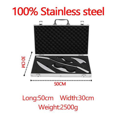 304 Stainless Steel IASTM Gua Sha Set – 5-Piece Fascia Scraper & Muscle Recovery Kit