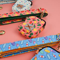 Luxury Double-Sided Print Pet Leash & Poop Bag Holder Set by Snagg A Leash