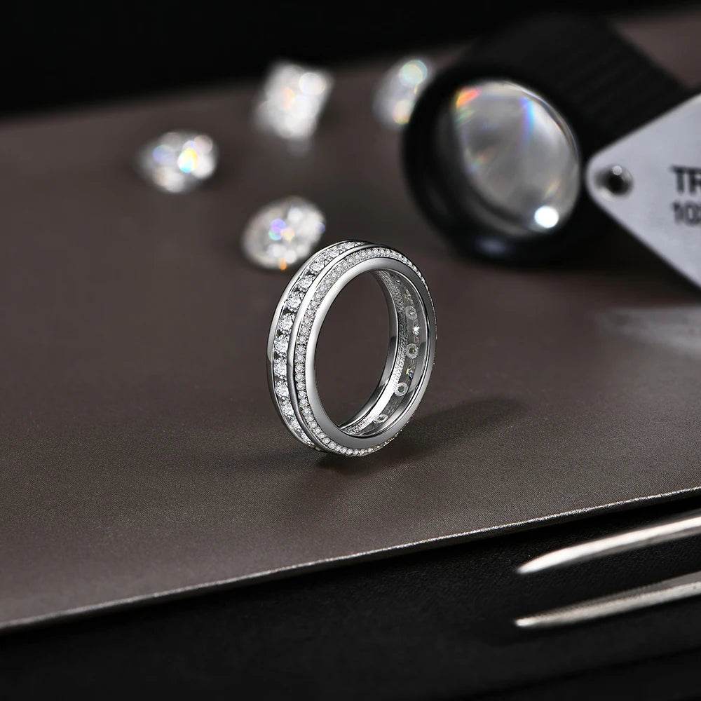 1.5CT Moissanite Wedding Ring - SnaggIt