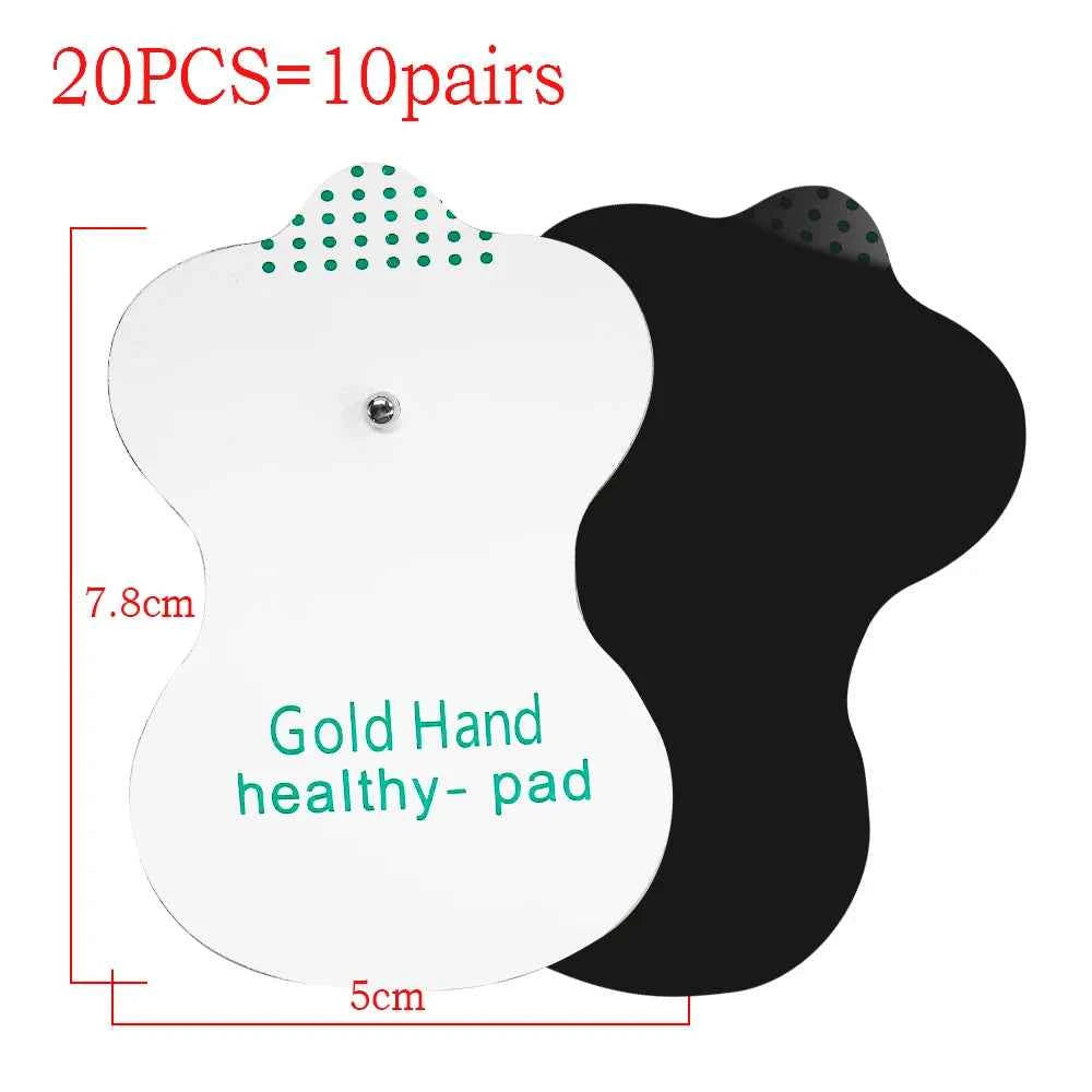Electric TENS EMS Electrode Pads – Reusable Gel Therapy Replacement Pads