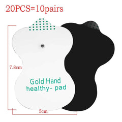 Electric TENS EMS Electrode Pads – Reusable Gel Therapy Replacement Pads