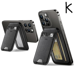 MagSafe Compatible Vegan Leather Wallet with Adjustable Stand by Snagg A MagSafe Wallet