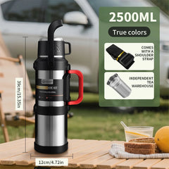 Ultra Capacity Stainless Steel Thermos - Advanced Thermal Protection