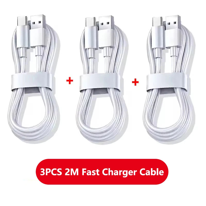 3-Pack 100W USB-C Fast Charging Cables by Snagg A Charging Cable