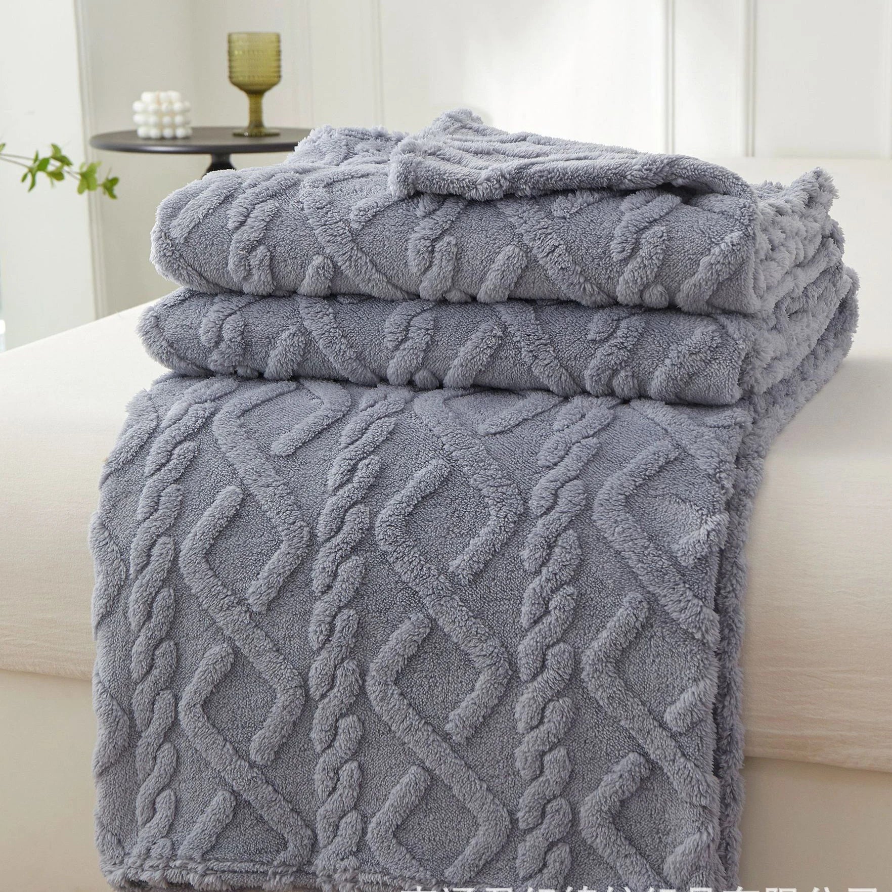 Winter Sherpa Blanket Ultra Soft & Cozy Warmth by Snagg A Throw