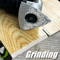Diamond Oscillating Saw Blades 7pcs | Quick-Release Universal Multitool Triangle Blade for Tile Grout Ceramic