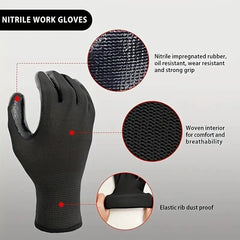 12 Pairs Protective Work Gloves by Snagg A Gloves
