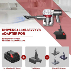 Milwaukee M18 battery adapter for Dyson V7 and V8 vacuums – image 5