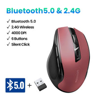 Ergonomic Wireless Mouse – Bluetooth 5.0 & 2.4G Dual Mode for PC, Laptop & Tablet by Snagg A Gaming Mouse