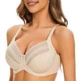 Plus Size Minimizer Bra | Underwire Full Coverage Non-Padded Ultra-Thin High Support