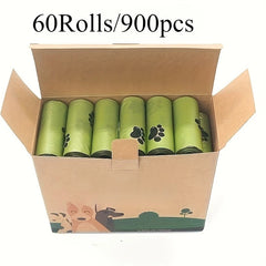 High Density Paw Print Waste Bags | Thickened Leak Proof & Odor Control Design