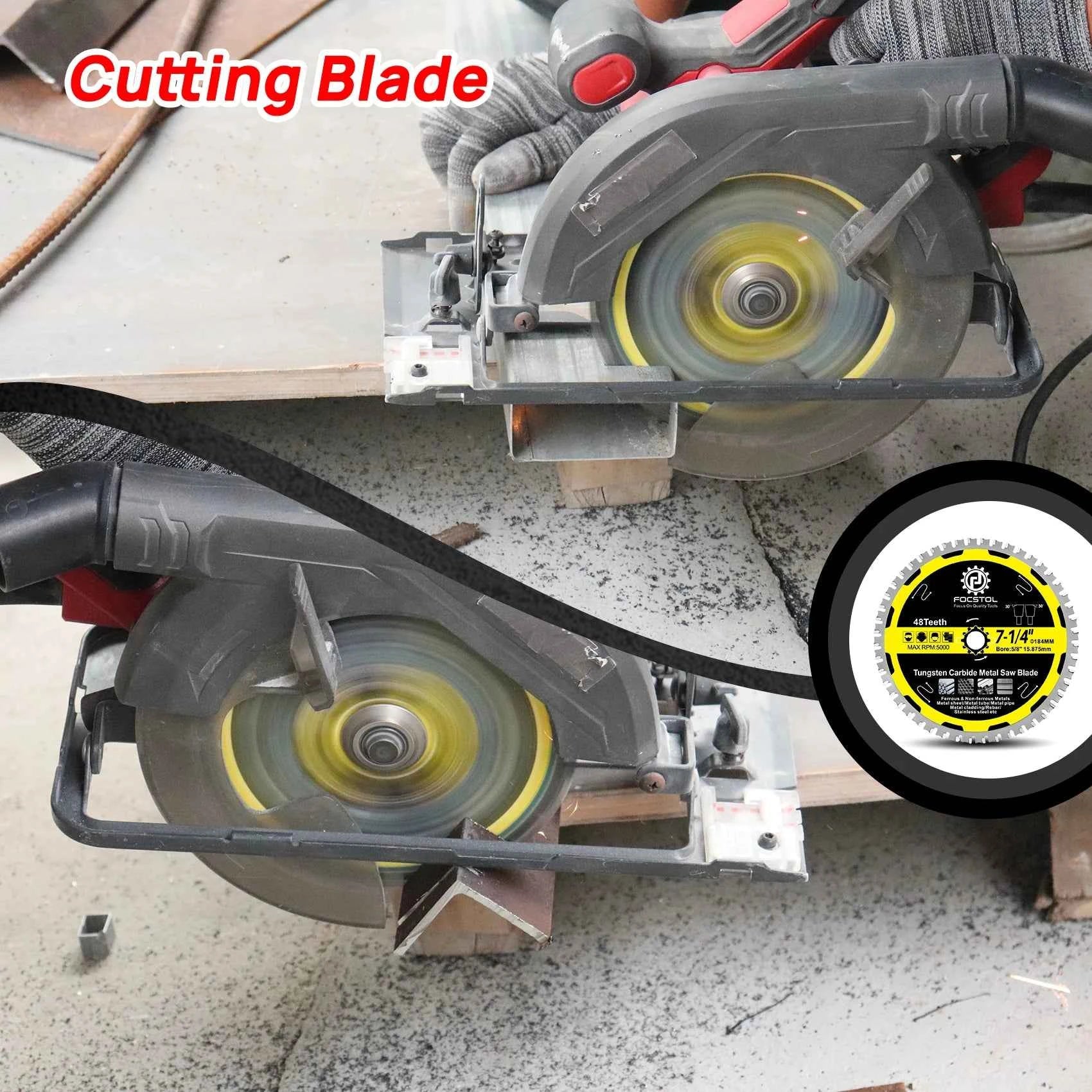 Hard Alloy Circular Saw Blade for Metal | Iron Metal Plate Tube Stainless Steel Wood Cutting CE Certified