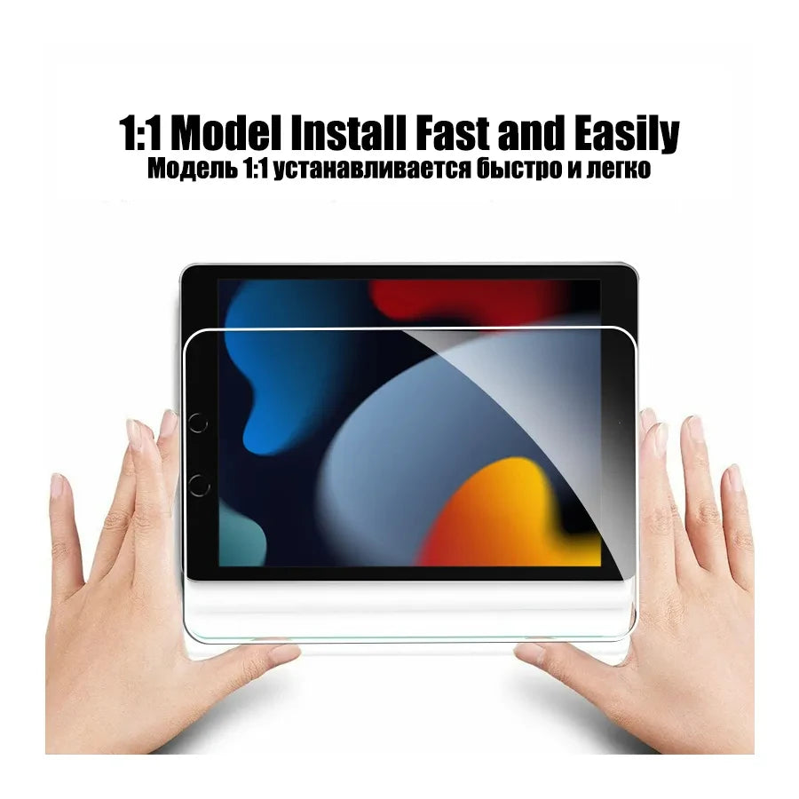 9H 3pcs Tempered Glass Screen Protector For iPad Pro 11 10th 9th Generation 8th 7 6 5 4 3 2 by Snagg A Screen Protector