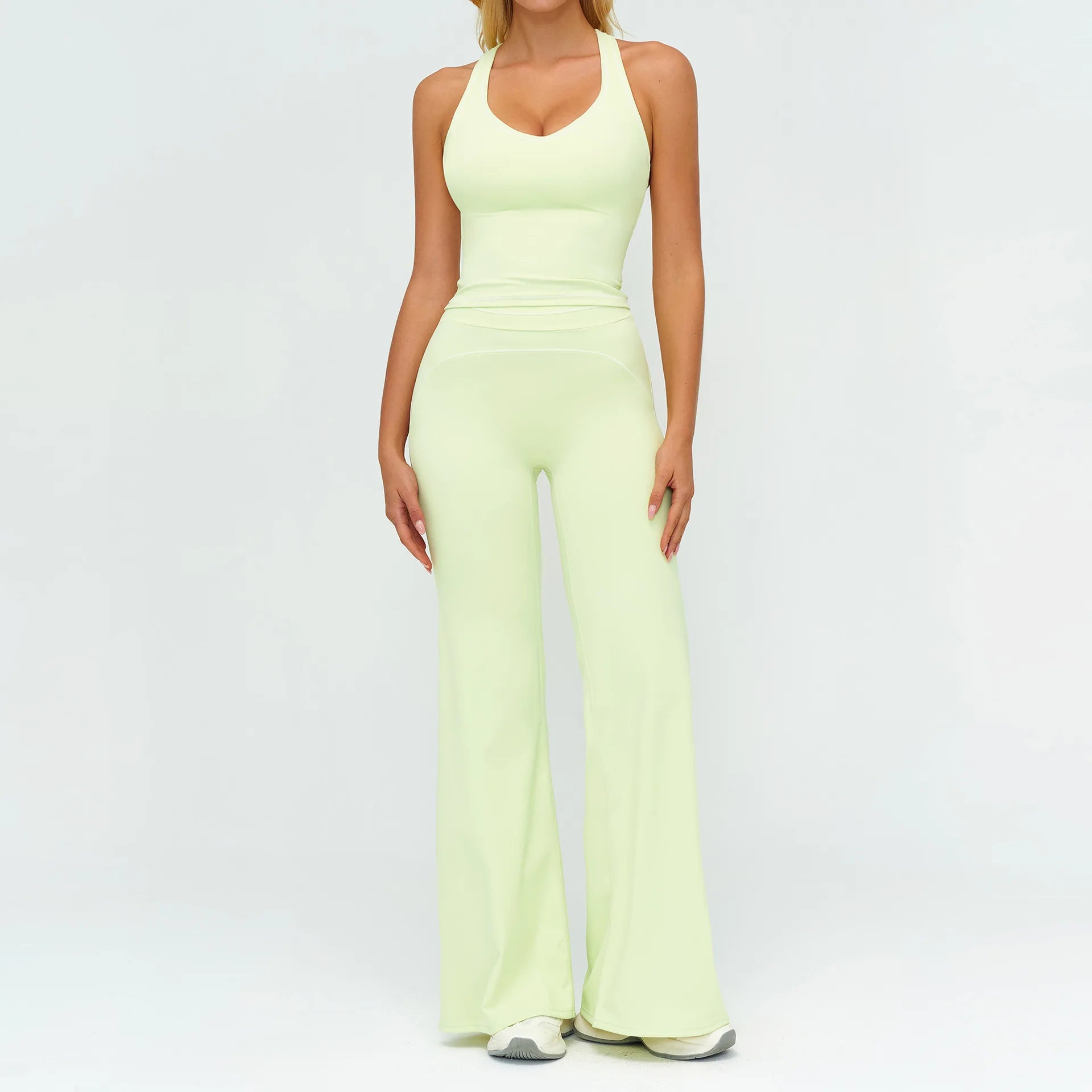 Women's 2-Piece Fitness Suit | Sports Bra & High Waist Leggings Yoga Gym Tracksuit Activewear