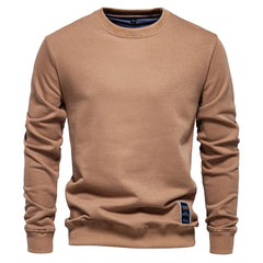 Heavyweight Crew Neck Sweatshirt | Premium Cotton-Blend Thermal Pullover