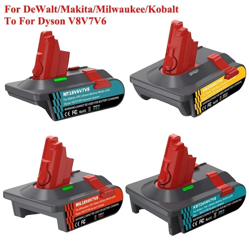 3-in-1 battery adapter for Dyson V6 V7 V8 – image 7