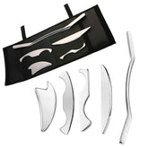 Professional Stainless Steel Gua Sha Tools Set (5PCS)