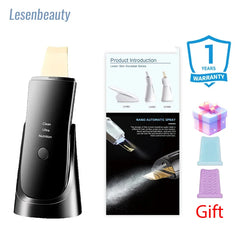 Ultrasonic Skin Scrubber – Deep Clean, Hydrate & Lift Facial Device
