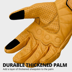 Vintage Leather Motorcycle Gloves by Snagg A Motorcycle Gloves