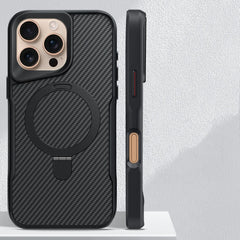 Carbon Fibre Pattern Magsafe phone case for iPhone 16 Series by Snagg A Phone Case