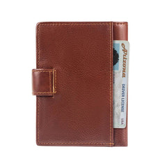 2025 RFID Vintage Leather Short Wallet - SnaggIt