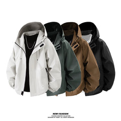 Men’s Casual Hooded Waterproof Jacket by Snagg A Jacket