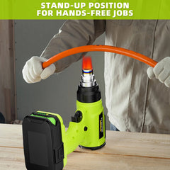 Cordless High Efficiency Heat Gun | 550°C Rapid Heating Tool Compatible With Ryobi 18V Batteries