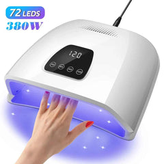 Ultra High Power 480W Professional UV/LED Nail Station – 108 LED Beads & Skin Whitening Red Light Mode
